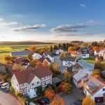 aerial view architecture autumn cars 280221
